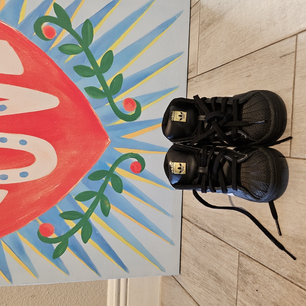 Kids Black Sneakers